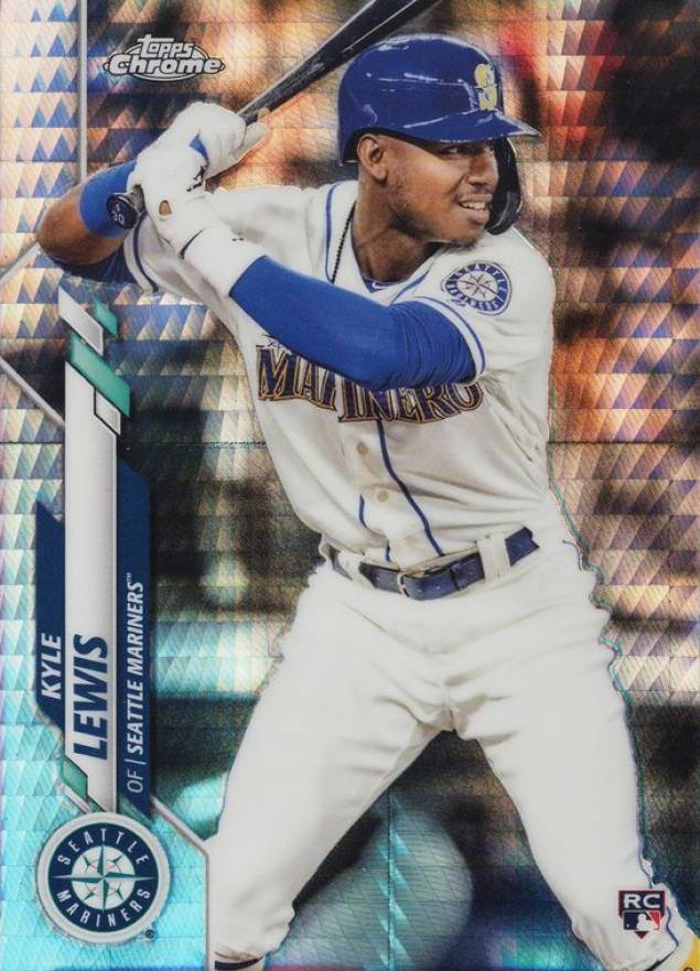 2020 Topps Chrome Kyle Lewis #186 Baseball Card