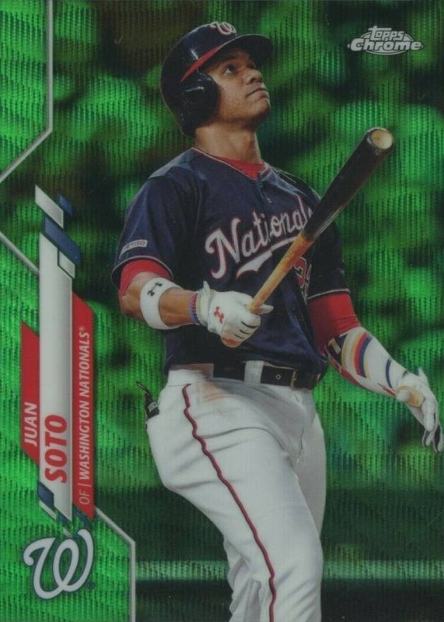 2020 Topps Chrome Juan Soto #12 Baseball Card