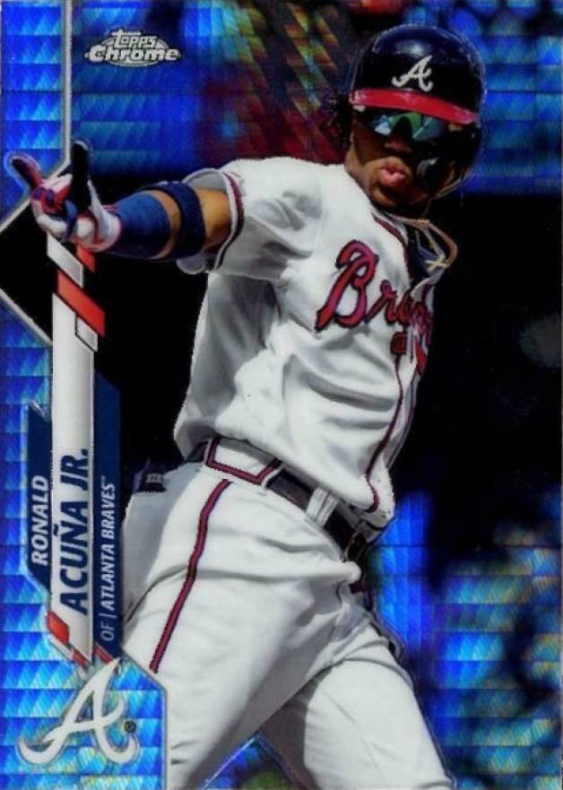 2020 Topps Chrome Ronald Acuna Jr. #112 Baseball Card