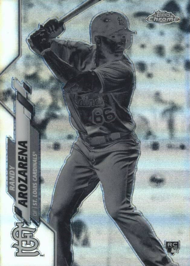 2020 Topps Chrome Randy Arozarena #49 Baseball Card