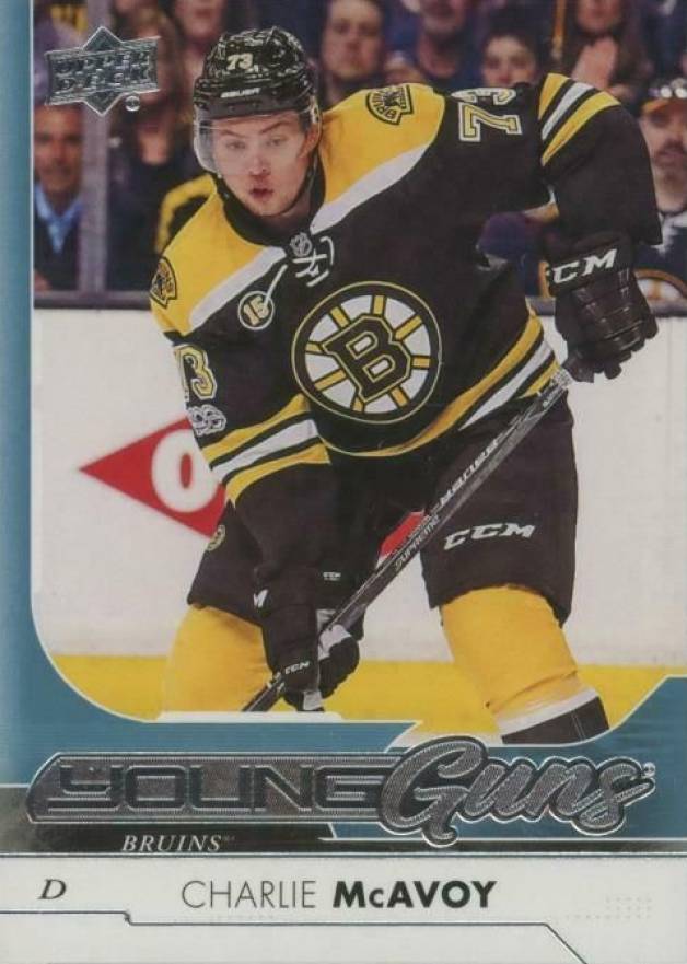 2017 Upper Deck Charlie McAvoy #242 Hockey Card