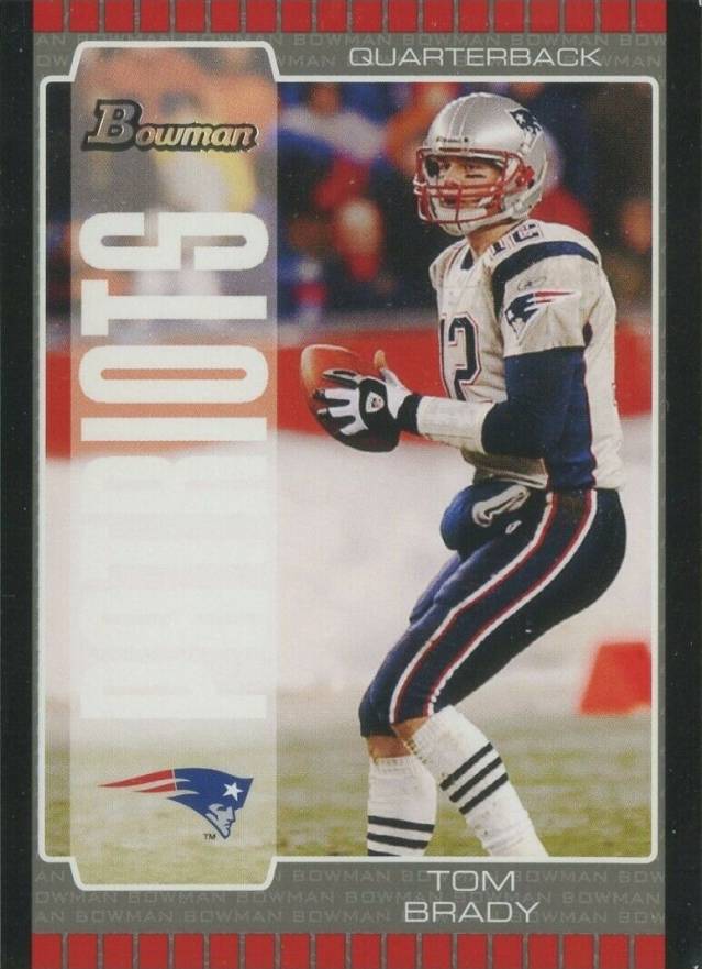 2005 Bowman Tom Brady #19 Football Card