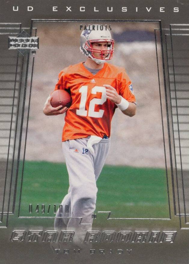2000 Upper Deck Tom Brady #254 Football Card