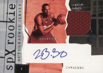 2003 SPx  LeBron James #151 Basketball Card