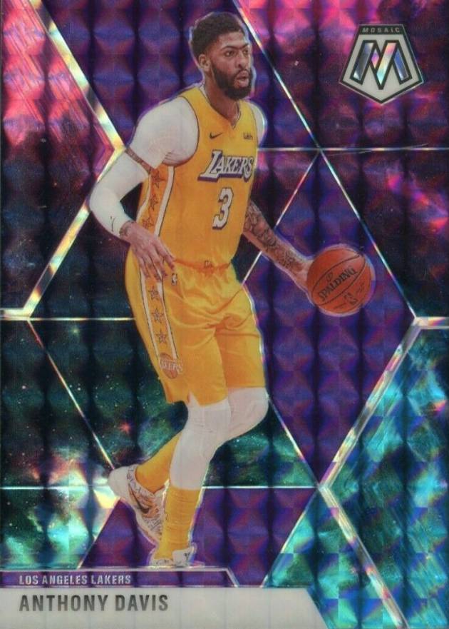 2019 Panini Mosaic Anthony Davis #18 Basketball Card