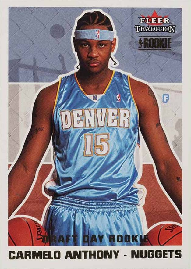 2003 Fleer Tradition Carmelo Anthony #263 Basketball Card