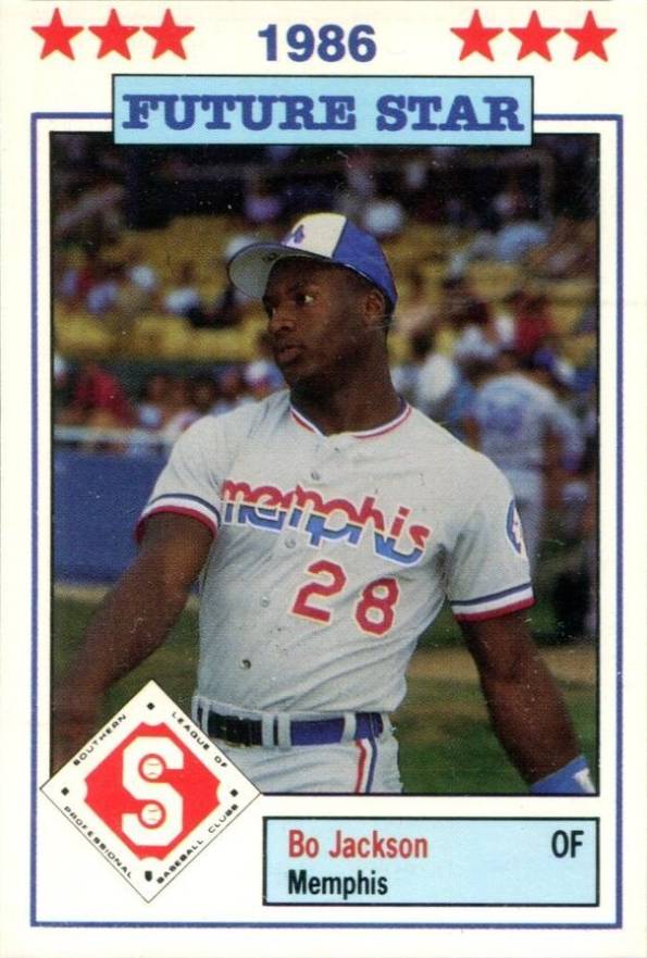 1986 Donn Jennings Southern League All-Stars Bo Jackson #13 Baseball Card