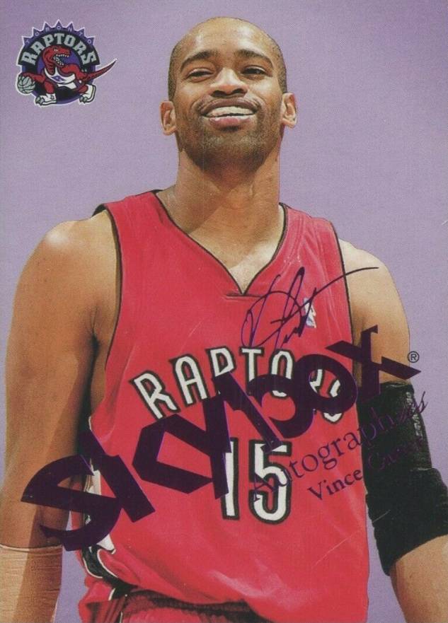 2003 Skybox Autographics Vince Carter #1 Basketball Card