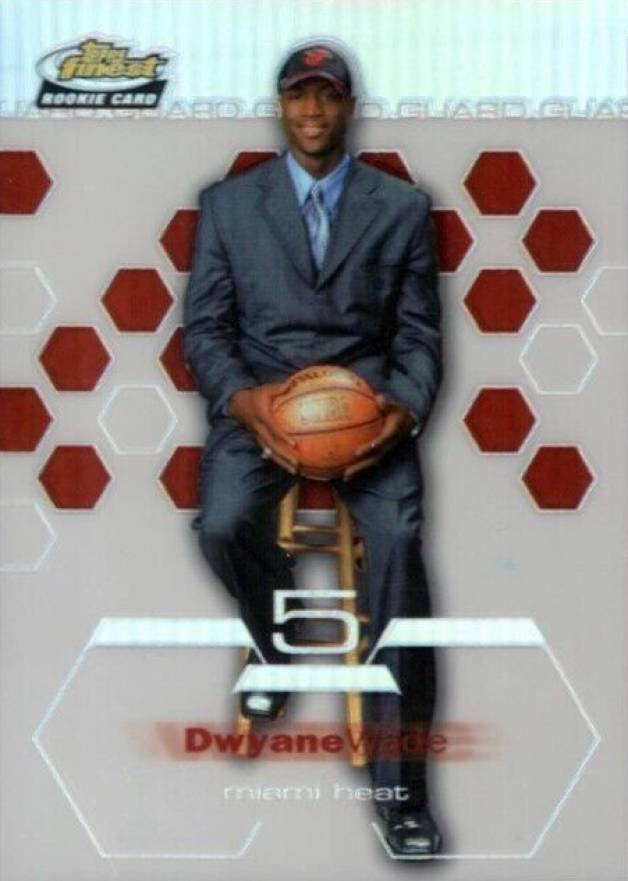 2002 Finest Dwyane Wade #182 Basketball Card