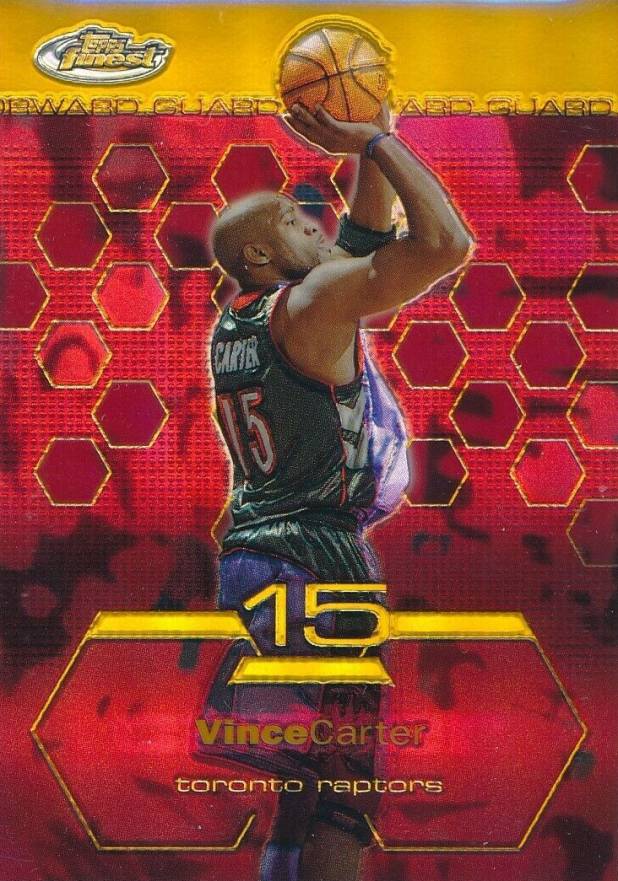 2002 Finest Vince Carter #58 Basketball Card