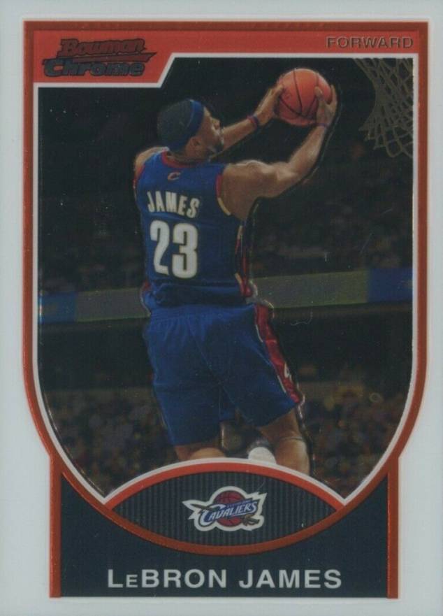 2007 Bowman Chrome LeBron James #23 Basketball Card