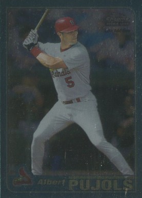 2001 Topps Chrome Albert Pujols #596 Baseball Card