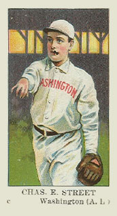 1910 American Caramel Chas. E. Street c. # Baseball Card