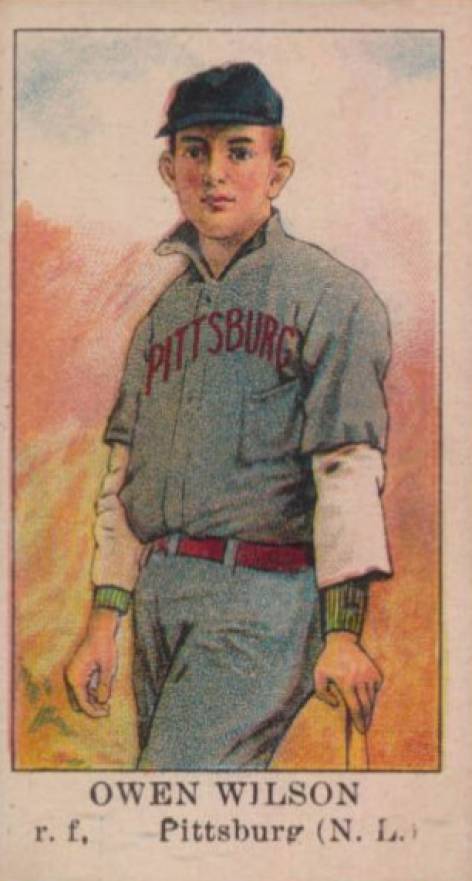 1910 American Caramel Owen Wilson r.f. # Baseball Card
