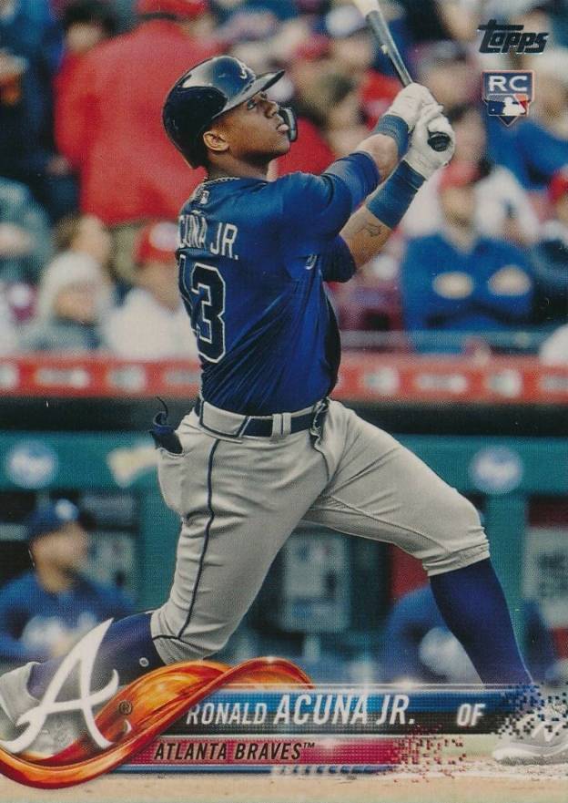 2018 Topps Ronald Acuna Jr. #698 Baseball Card