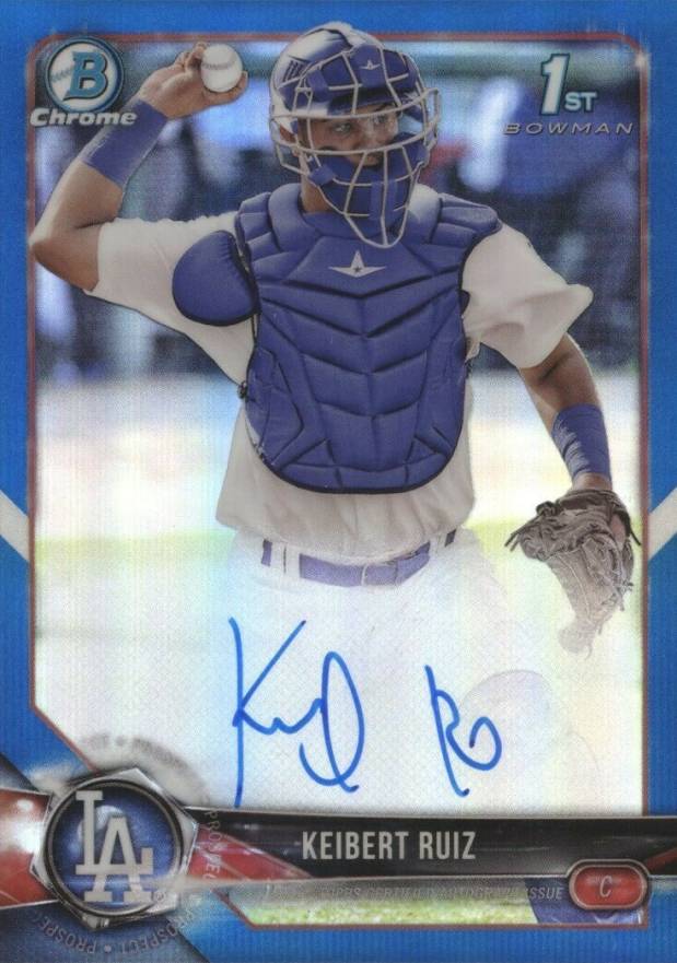 2018 Bowman Prospects Autographs Chrome Keibert Ruiz #KR Baseball Card
