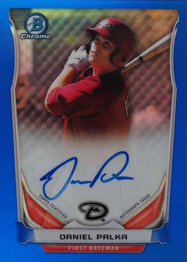 2014 Bowman Chrome Autograph Prospects Daniel Palka #DP Baseball Card