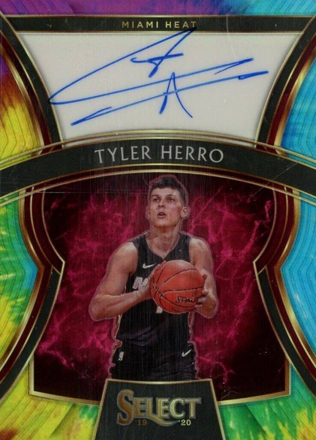 2019 Panini Select Rookie Signatures Tyler Herro #RSTHR Basketball Card