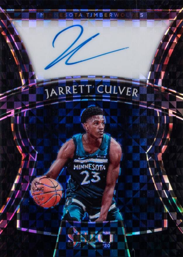 2019 Panini Select Rookie Signatures Jarrett Culver #RSJCV Basketball Card