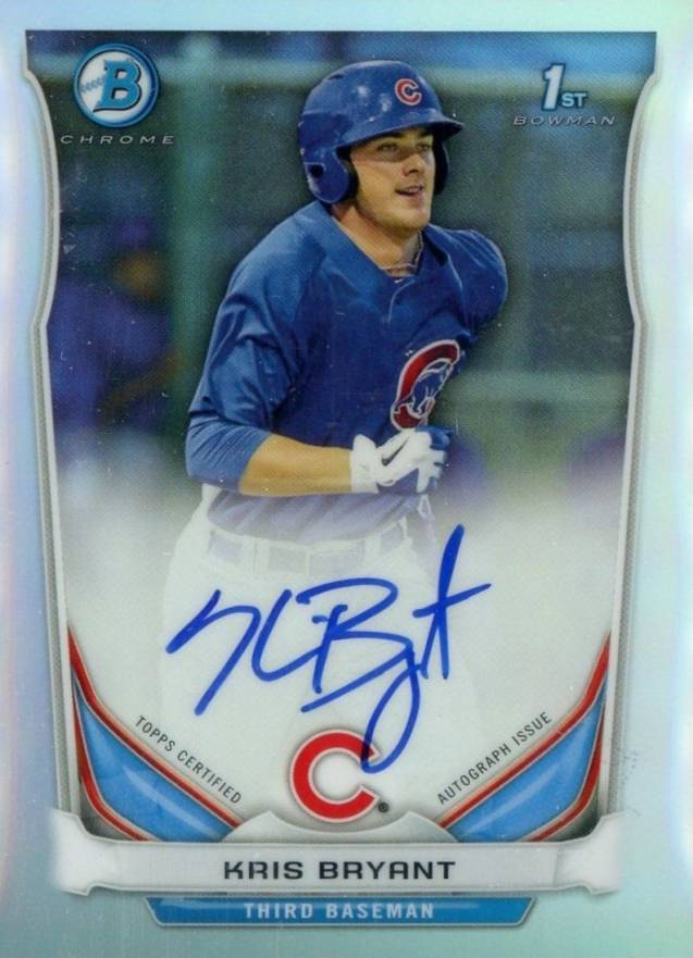2014 Bowman Prospect Autograph Kris Bryant #KB Baseball Card