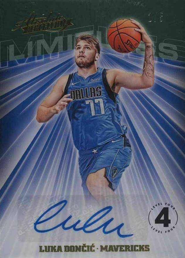 2018 Absolute Memorabilia Limitless Signatures Luka Doncic #LDC Basketball Card