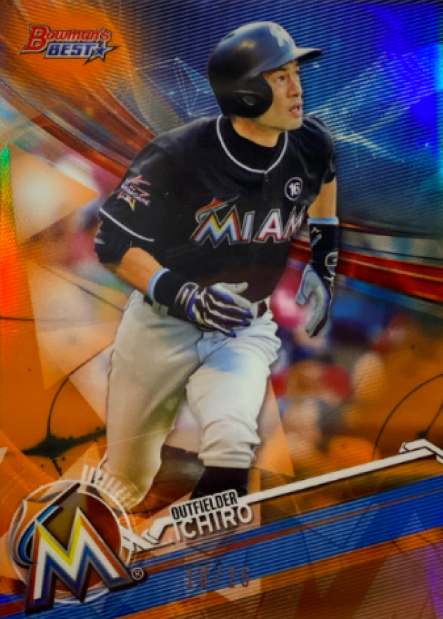 2017 Bowman's Best Ichiro Suzuki #52 Baseball Card