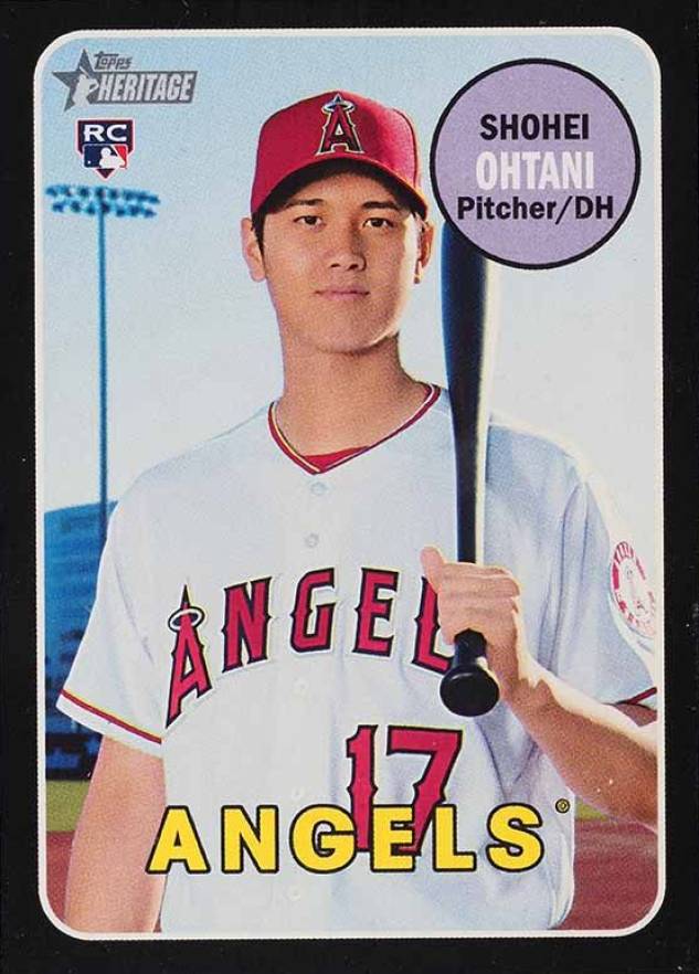 2018 Topps Heritage  Shohei Ohtani #600 Baseball Card