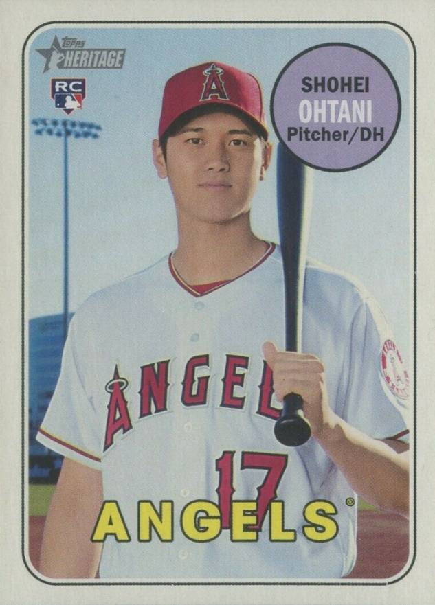 2018 Topps Heritage  Shohei Ohtani #600 Baseball Card