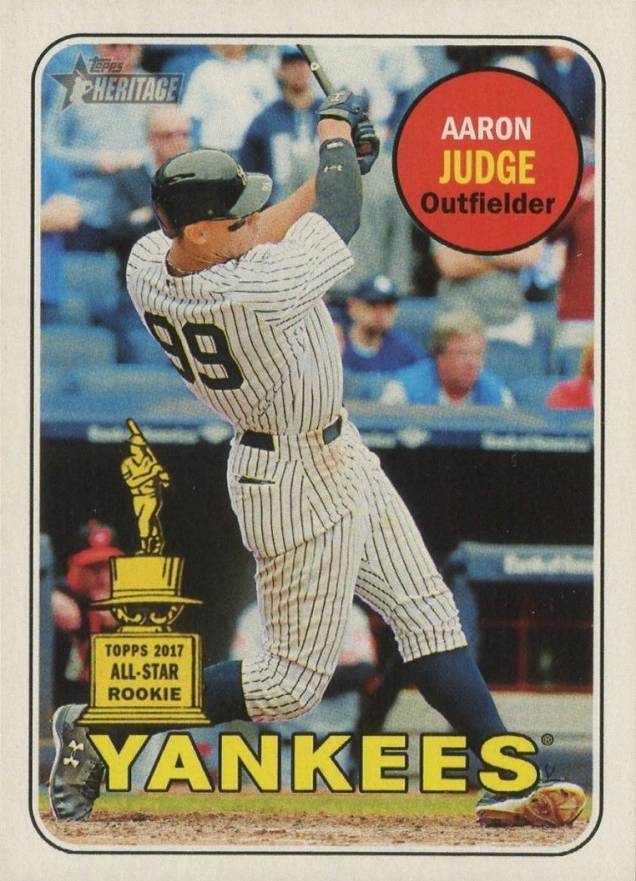 2018 Topps Heritage  Aaron Judge #25 Baseball Card