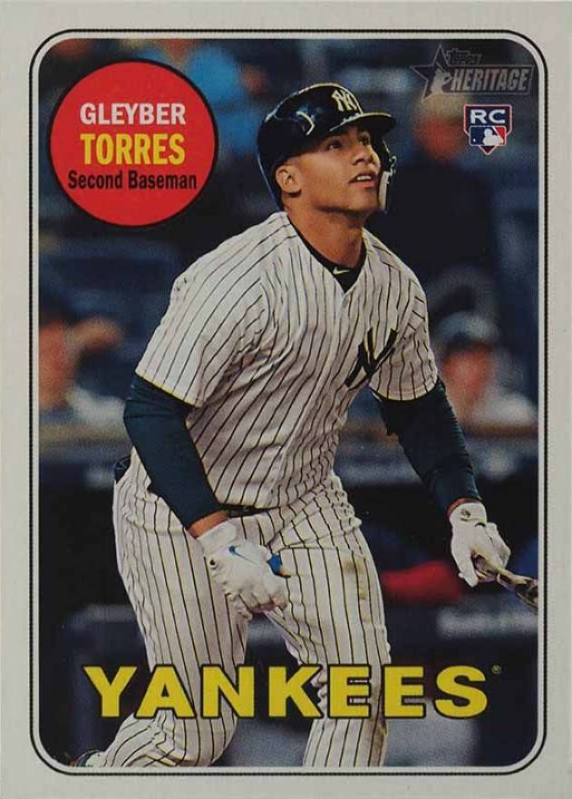 2018 Topps Heritage  Gleyber Torres #603 Baseball Card