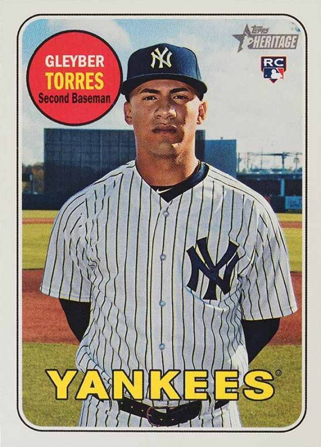 2018 Topps Heritage  Gleyber Torres #603 Baseball Card