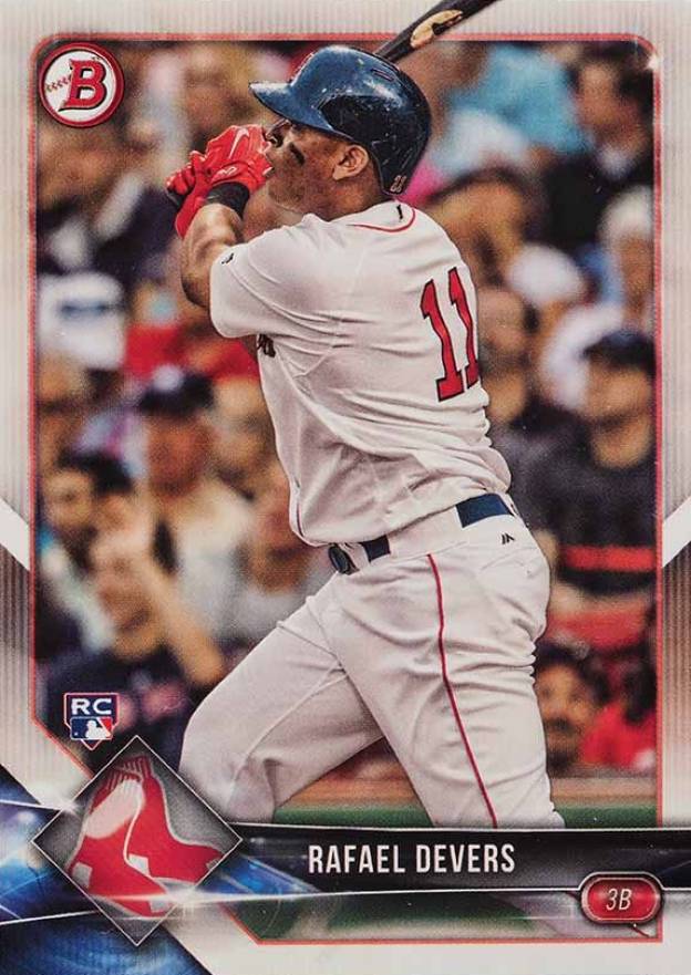 2018 Bowman Rafael Devers #25 Baseball Card
