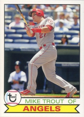 2016 Topps Archives Mike Trout #129 Baseball Card