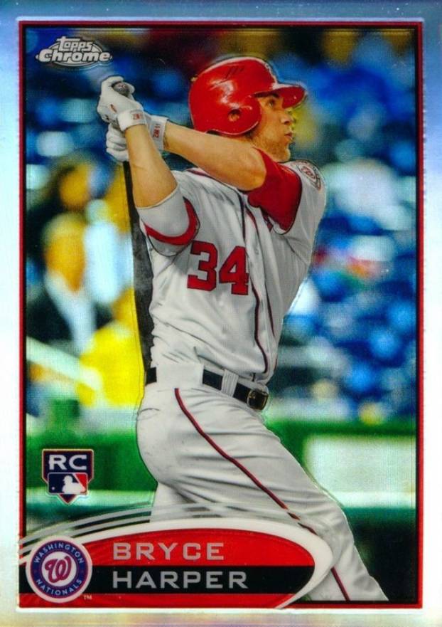 2012 Topps Chrome Bryce Harper #196 Baseball Card