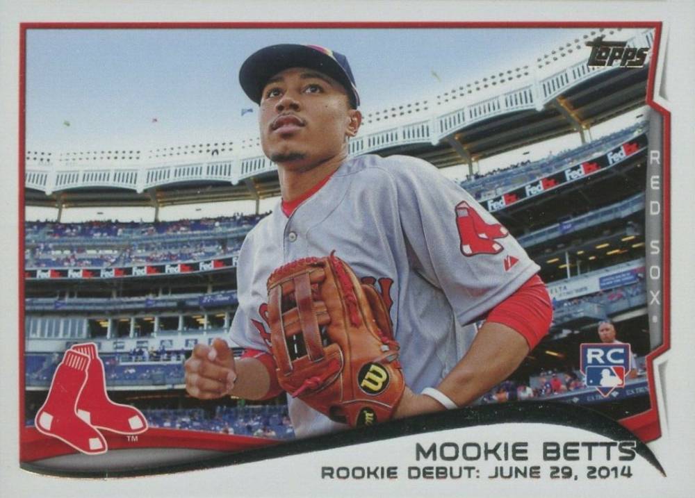 2014 Topps Update Mookie Betts #US301 Baseball Card