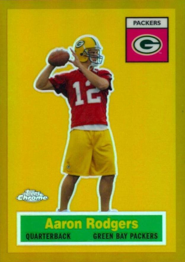 2005 Topps Chrome Aaron Rodgers #190 Football Card