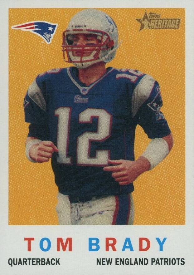 2005 Topps Heritage  Tom Brady #69 Football Card