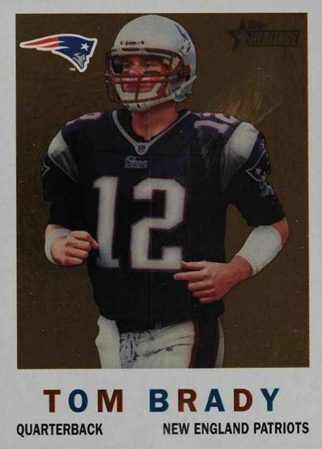 2005 Topps Heritage  Tom Brady #THC43 Football Card