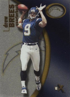 2001 Fleer E-X  Drew Brees #95 Football Card