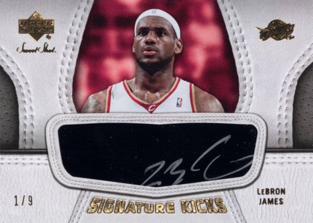2007 Upper Deck Sweet Shot Signature Kicks LeBron James #SK-LJ Basketball Card