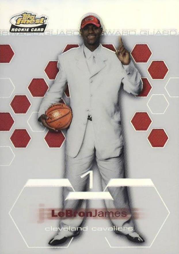 2002 Finest LeBron James #178 Basketball Card