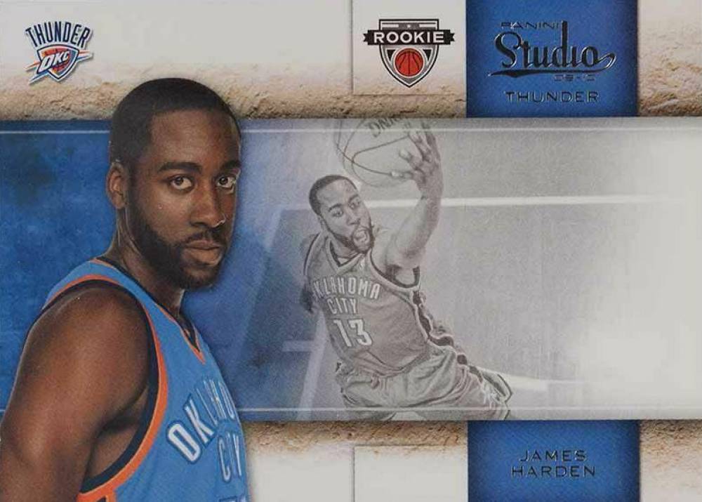 2009 Panini Studio James Harden #135 Basketball Card