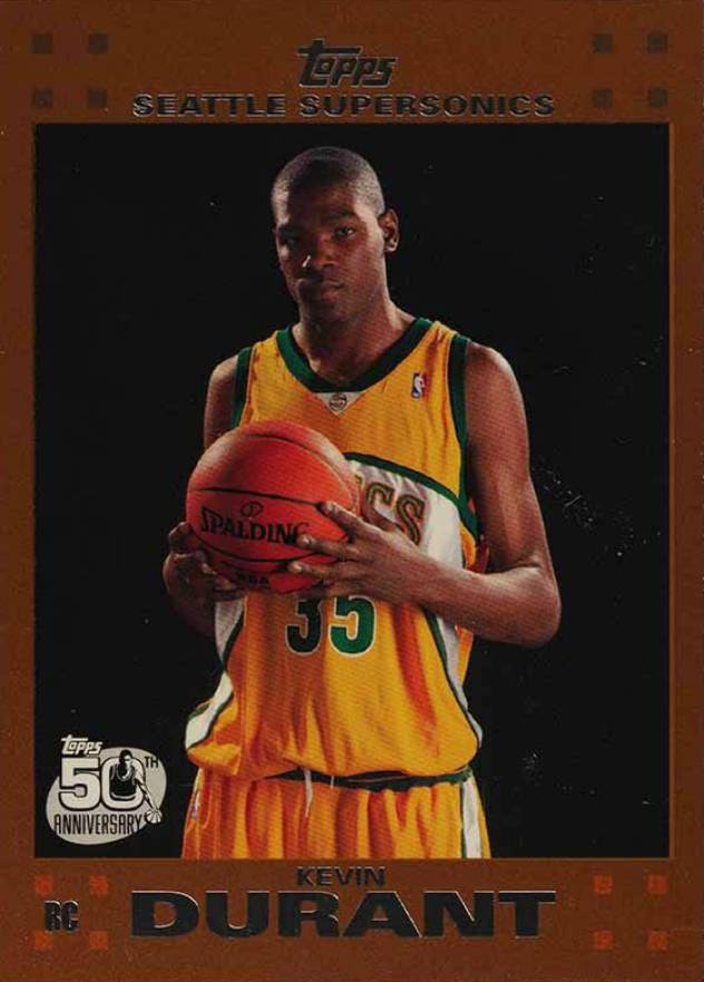 2007 Topps Kevin Durant #112 Basketball Card