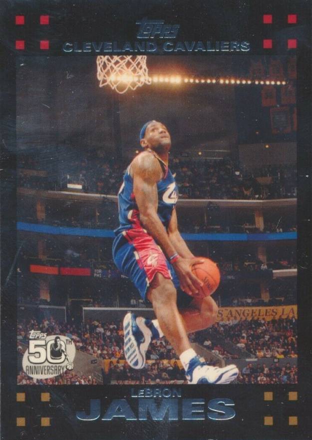 2007 Topps LeBron James #23 Basketball Card
