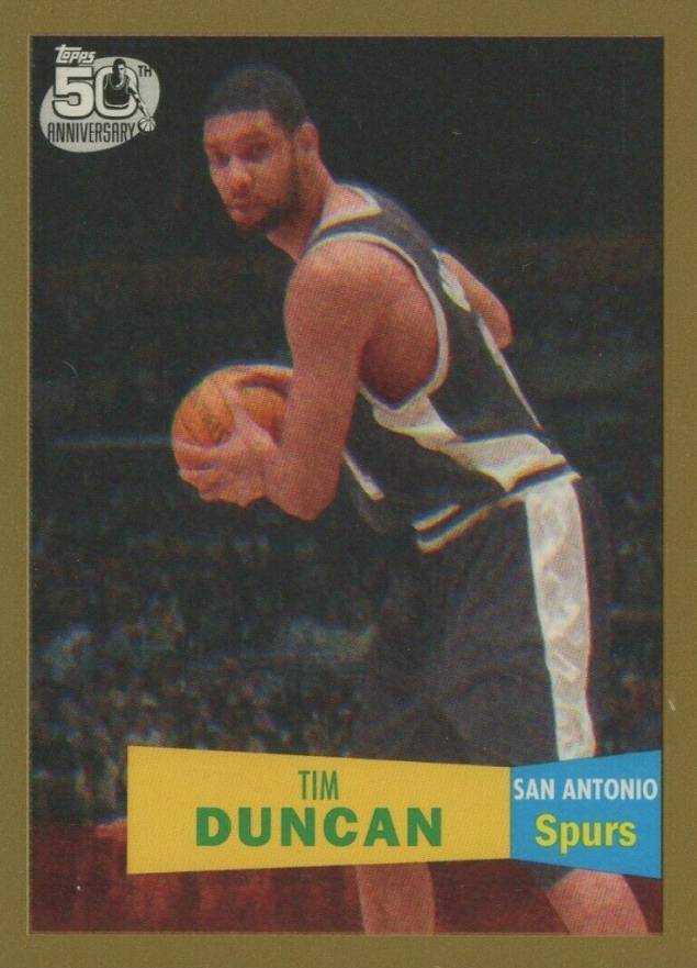 2007 Topps Tim Duncan #21 Basketball Card
