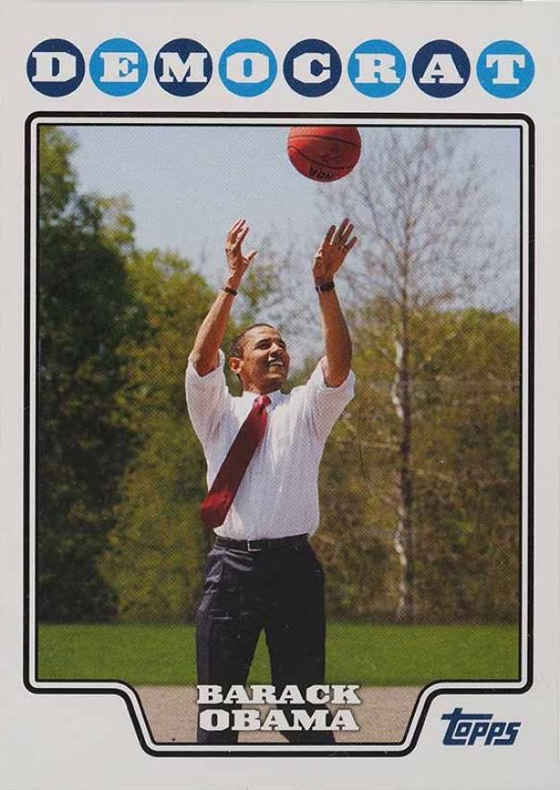 2008 Topps Barack Obama #BO Basketball Card