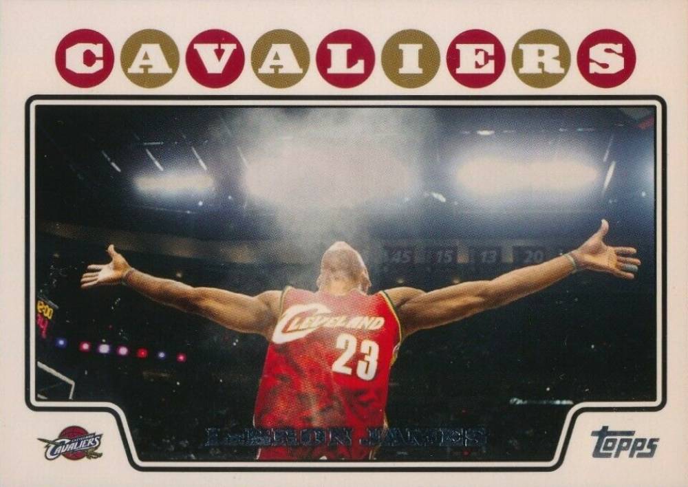 2008 Topps LeBron James #23 Basketball Card