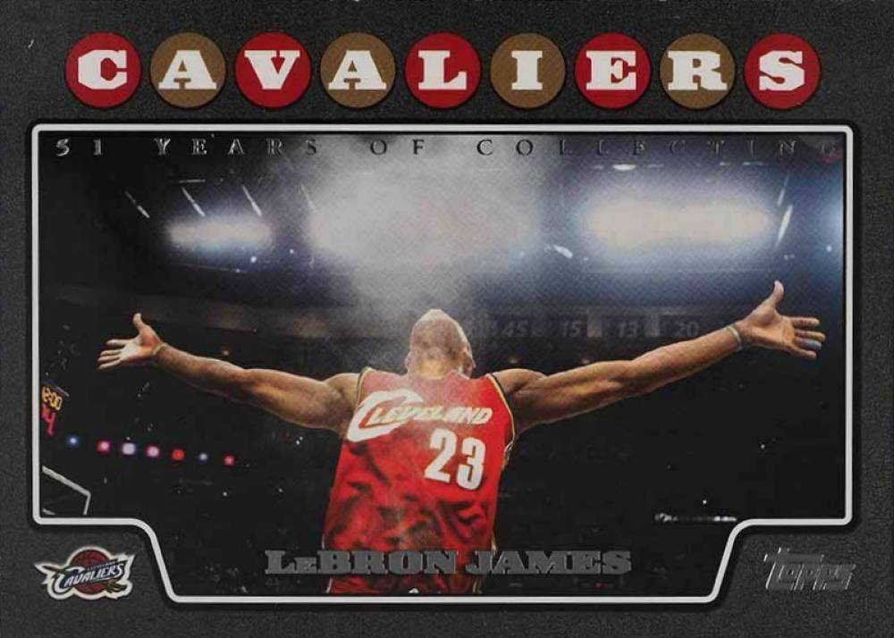 2008 Topps LeBron James #23 Basketball Card