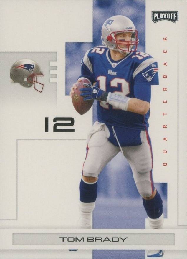 2007 Playoff NFL Playoffs Tom Brady #56 Football Card