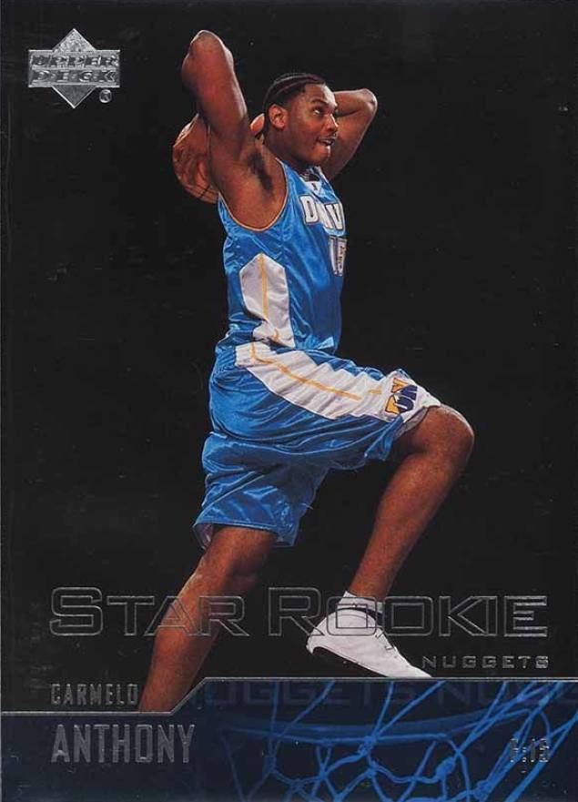 2003 Upper Deck Carmelo Anthony #303 Basketball Card